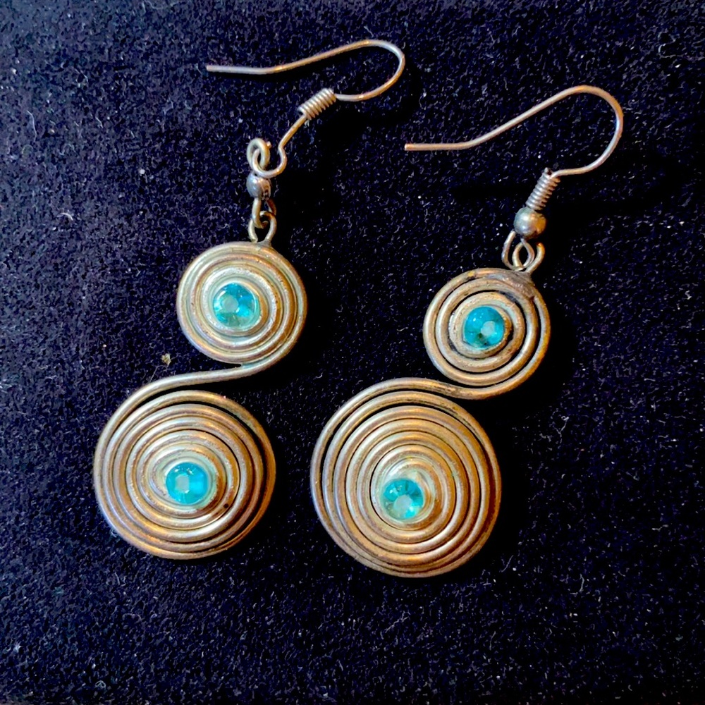 Silver earrings
